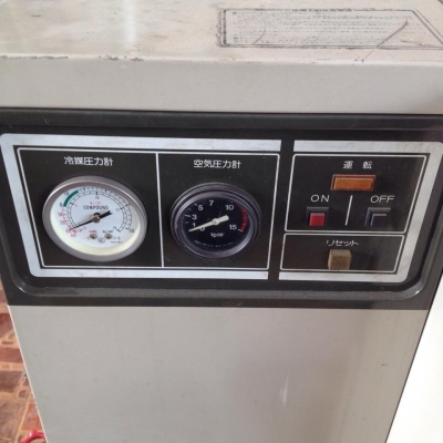 ปั๊มลมเก่าญี่ปุ่น  MITSUI SEIKI เก่าญี่ปุ่น