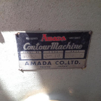 เครื่องตัด AMADA เก่าญี่ปุ่น สภาพดี เครื่องพร้อมทำงาน เครื่องตัด AMADA เก่าญี่ปุ่น สภาพดี เครื่องพร้อมทำงาน