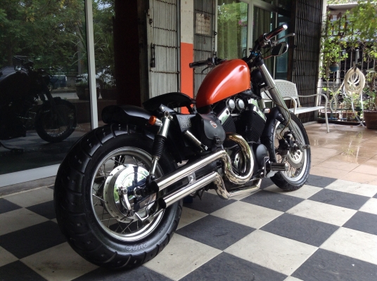 ของถูกและดีมากันอีกแล้วครับ Yamaha Virago400cc. แต่งHD