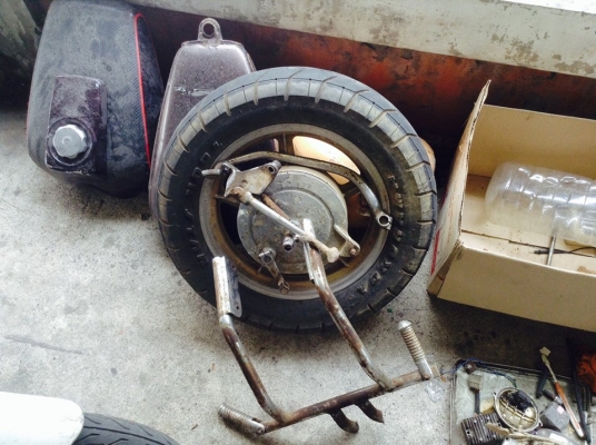 ขายโครง virago 750