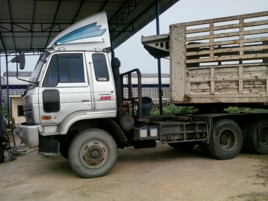 ขายด่วน!! หัวลาก Nissan UD 290 เทอร์โบ หาง 3 เพลา - หาง 2 เพลา