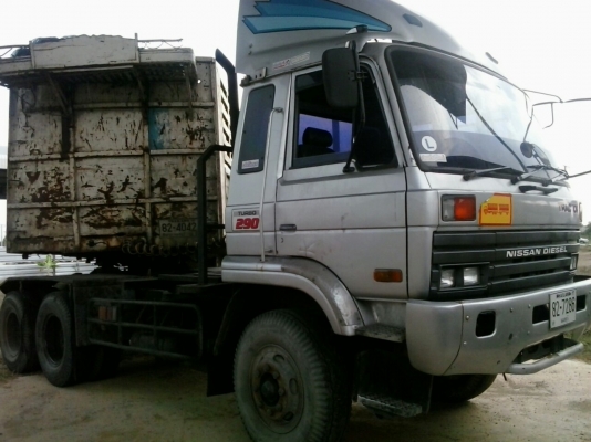 ขายด่วน!! หัวลาก Nissan UD 290 เทอร์โบ หาง 3 เพลา - หาง 2 เพลา