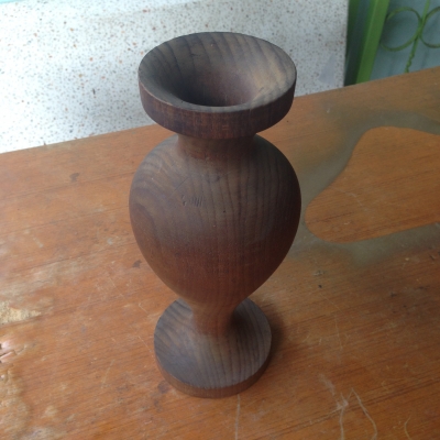 ขายแจกันไม้สัก