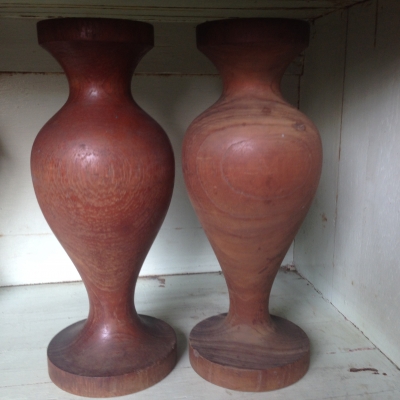 ขายแจกันไม้สัก