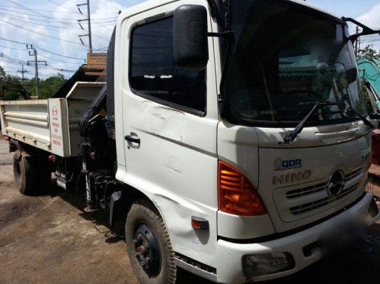 รถฮีโน่ 6 ล้อดั้ม ( ติดเฮี้ยบ 3.5 ตัน. ) 150 แรงม้า. ปี 55    ( รถวิ่ง 8x,xxx  กม. )