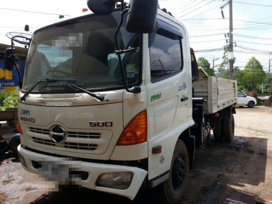 รถฮีโน่ 6 ล้อดั้ม ( ติดเฮี้ยบ 3.5 ตัน. ) 150 แรงม้า. ปี 55    ( รถวิ่ง 8x,xxx  กม. )