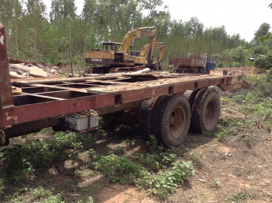 ขายเทเลอร์ลากแบคโฮ 10 ล้อ 2 เพลา FM186 เครื่อง EL100 190 แรงม้า คัสซีสวย สโลว์กลาง เบรคลมดัน พวงมาลัยพาวเวอร์ ทะเบียนครบพร้อมโอน