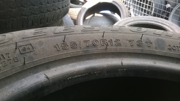 ขายยาง 155 70 12 ชุดละ2500