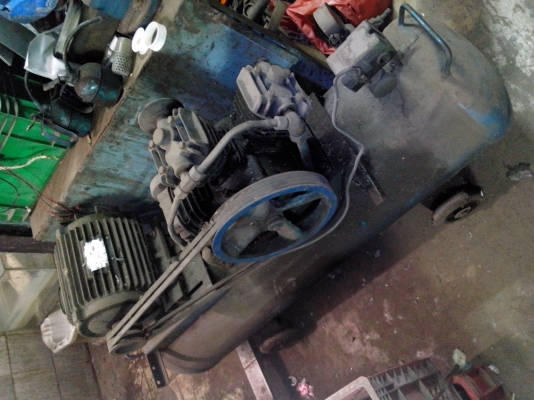 ปั๊มลม  มอเตอร์5 แรง  หัว3 แรง  3สาย