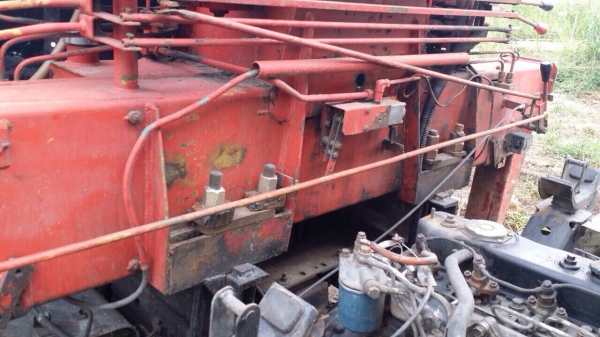 ขายรถบรรทุกหกล้อติดเครน ISUZU NPR รถประกอบ เครื่อง 115 แรง เครน UNIC 3.5 ตัน กระบะ 4.30 เมตร