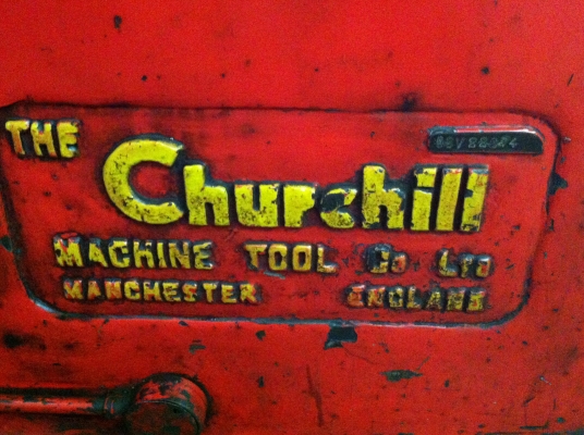 ขายด่วน เครื่องไสหน้าฝาสูบ churchill 300,000 บาท