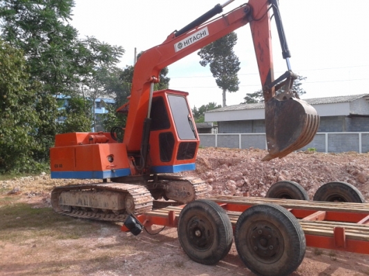 รถแมคโคอิตาชิ PC 60 UH -025 พร้อมรถลาก  พร้อมใช้งาน   เอกสารใบประมูล