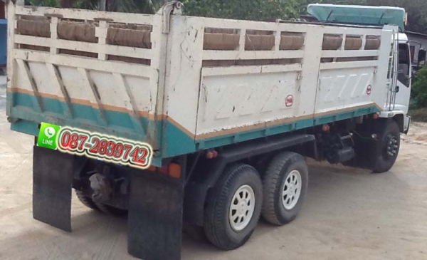 ขายดาวน์ รถบรรทุกดั้มพ์ 10 ล้อ 2 เพลา มีระบบลากจูง