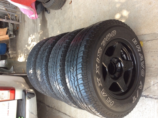 ล้อเบรนท์เล่ ขอบ16 พร้อมยางMaxxis 245-70-16 ปี11-12 ดอกเต็มถูกๆ