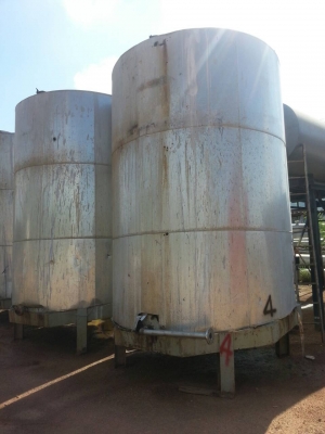 ขายถังสแตนเลสพร้อมใบกวน 15,000 ลิตร พร้อมหุ้มฉนวนอย่างดี ราคาไม่แพง จำนวน 12 ใบ