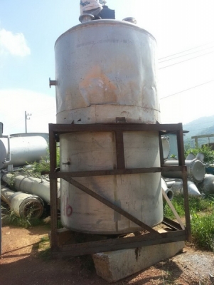 ขายถังสแตนเลส(ถังต้ม) ขนาด 10,000 ลิตร สภาพสวย พร้อมใช้