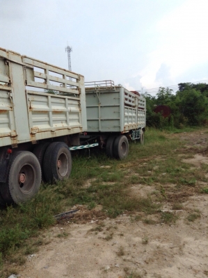 ขายรถบรรทกุพ่วง HINO 3M เครื่องเดิม 240 แรง กระบะพนัสไม่ดัมพ์ ลูก 2 เพลา ทะเบียนพร้อม