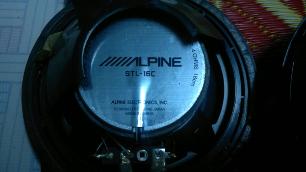 ลำโพงดอก 6(นิ้ว) ALPINE สภาพสวย STL-16C