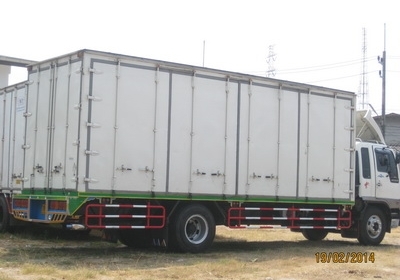 ขายตู้แห้ง 10 บาน 7.2 m ไม่มีเสากลาง ยกลงจาก 6 ล้อ 3H สภาพสวยกริ๊ป โทร 088-4501277