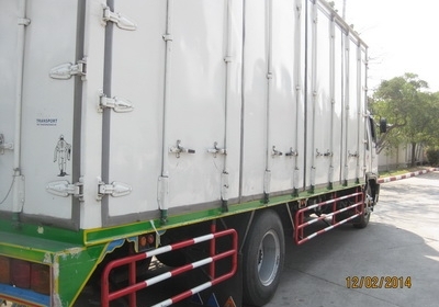 ขายตู้แห้ง 10 บาน 7.2 m ไม่มีเสากลาง ยกลงจาก 6 ล้อ 3H สภาพสวยกริ๊ป โทร 088-4501277