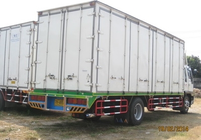 ขายตู้แห้ง 10 บาน 7.2 m ไม่มีเสากลาง ยกลงจาก 6 ล้อ 3H สภาพสวยกริ๊ป โทร 088-4501277