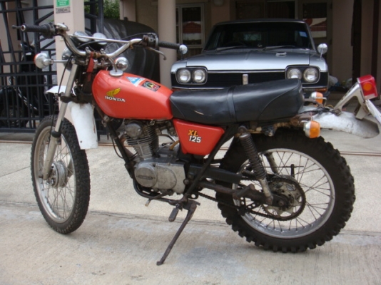 honda xl 125 รถมือเดียว ทะเบียนโอน