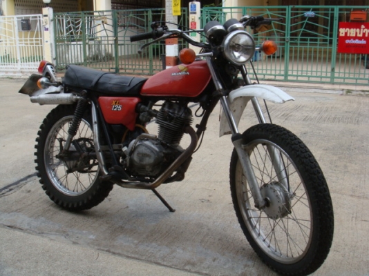 honda xl 125 รถมือเดียว ทะเบียนโอน