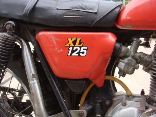 honda xl 125 รถมือเดียว ทะเบียนโอน