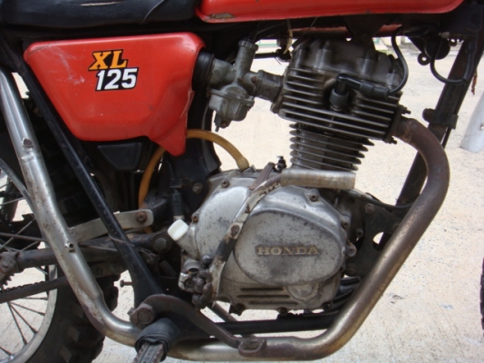honda xl 125 รถมือเดียว ทะเบียนโอน
