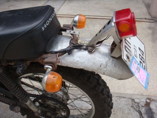 honda xl 125 รถมือเดียว ทะเบียนโอน