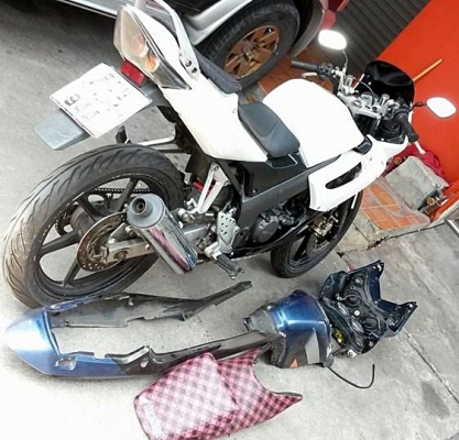 CBR 150 ไมล์ขาว ปี47 กุญแจใหญ่