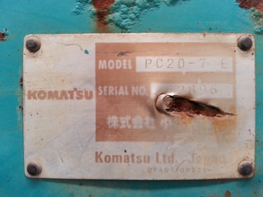 KOMATSU PC20-7E 42896