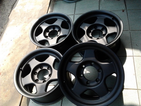 Max ขอบ16 กว้าง8 ออฟ0 สีดําด้าน สวยๆ