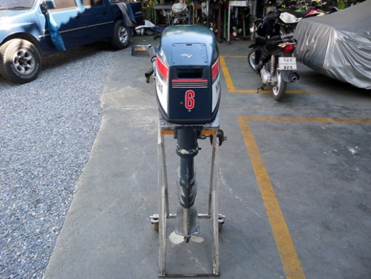 เครื่องเรือYAMAHA  6 แรง 2 จังหวะ สภาพเก่าเก็บญี่ปุ่น