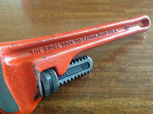 ขายประแจขันท่อ RIDGID 10"