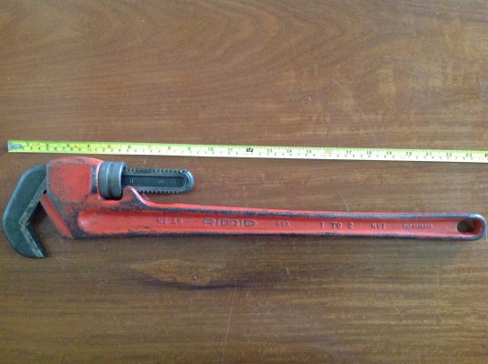 ขายประแจเหลี่ยมขันท่อ RIDGID 25"