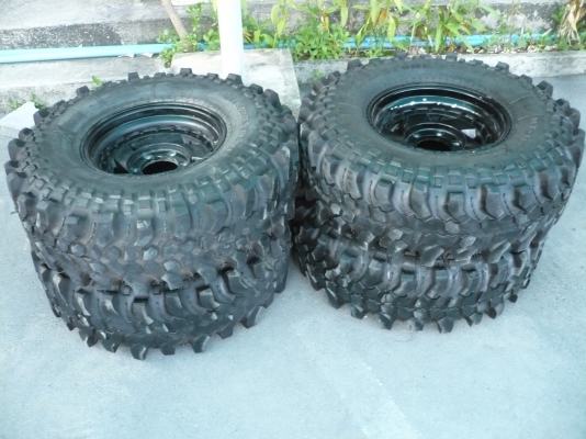 ยางตะขาบ33"พร้อมแม็ก15x7.5เอนไกแท้3ชิ้น ยางตะขาบ33"พร้อมแม็ก15x7.5เอนไกแท้3ชิ้น