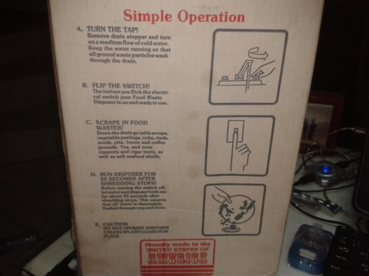 SINKMASTER 850 เครื่องบดเศษอาหารใต้ซิ้งล้างจาน SINKMASTER 850 เครื่องบดเศษอาหารใต้ซิ้งล้างจาน