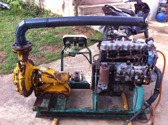 หอยโข่งพร้อมเครื่องอีซูซุ 4สูบ