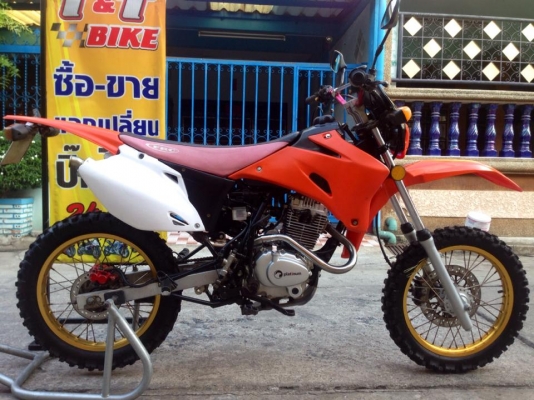 ต้ำพระราม2ขาย รถวิบากเเรงๆ PLATINUM PX150ปี 2007 4จังหวะ รถทะเบียนแท้ๆโอนขนส่งภาษี57รถใช้มือเดียวออก0