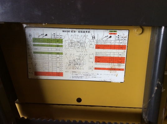 ขายรถตักล้อยาง komatsu wa150-3