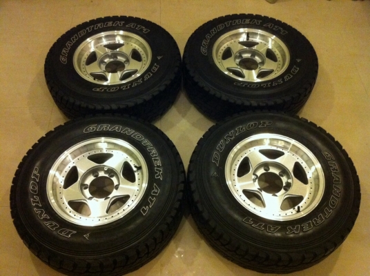 ล้อ 15 ลาย bradley พร้อมยาง 30 all ล้อ 15 ลาย bradley พร้อมยาง 30 all