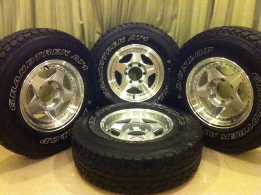 ล้อ 15 ลาย bradley พร้อมยาง 30 all ล้อ 15 ลาย bradley พร้อมยาง 30 all