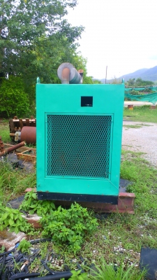 เครื่องปั่นไฟฟ้า ขนาดกำลังผลิต 175 KWA เครื่องดีเซล คัมมินส์ หกสูบ สภาพพร้อมใช้งาน