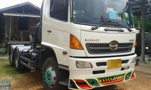 หัวลาก HINO MEGA FM 320 HP รถปี2551 สภาพสวยพร้อมใช้งาน