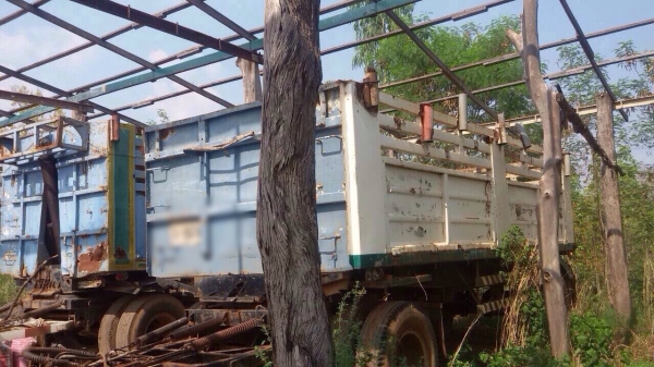 ขายรถบรรทุกพ่วงดัมพ์ MITSUBISHI TD เครื่อง 6D16 195 แรง กระบะดัมพ์เคซี ลูก2 เพลา ทะเบียนพร้อม