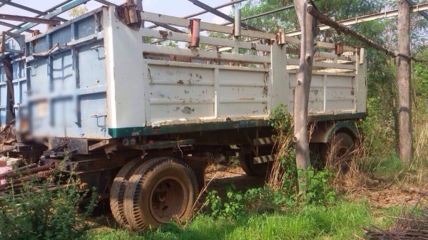 ขายรถบรรทุกพ่วงดัมพ์ MITSUBISHI TD เครื่อง 6D16 195 แรง กระบะดัมพ์เคซี ลูก2 เพลา ทะเบียนพร้อม