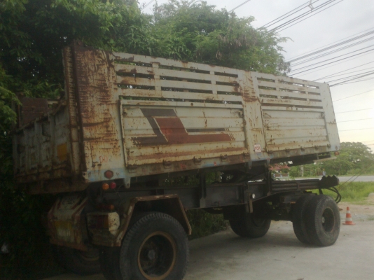 ลูกพ่วงดั้มพ์ 2 คาน ยางแท้ดอกเต็ม เบรคใหญ่