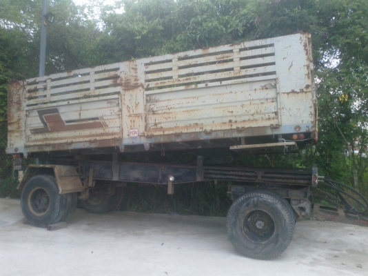 ลูกพ่วงดั้มพ์ 2 คาน ยางแท้ดอกเต็ม เบรคใหญ่