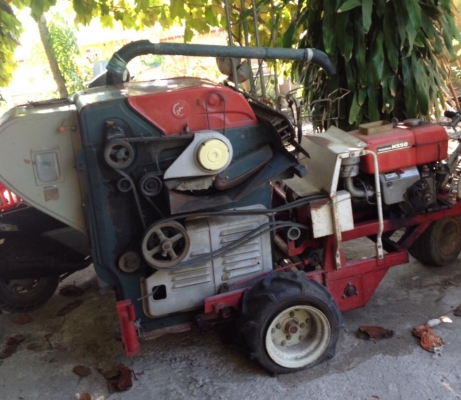 เครื่องนวดข้าวเดินตาม เก่าญี่ปุ่น YANMAR   สภาพใช้งานได้จริง